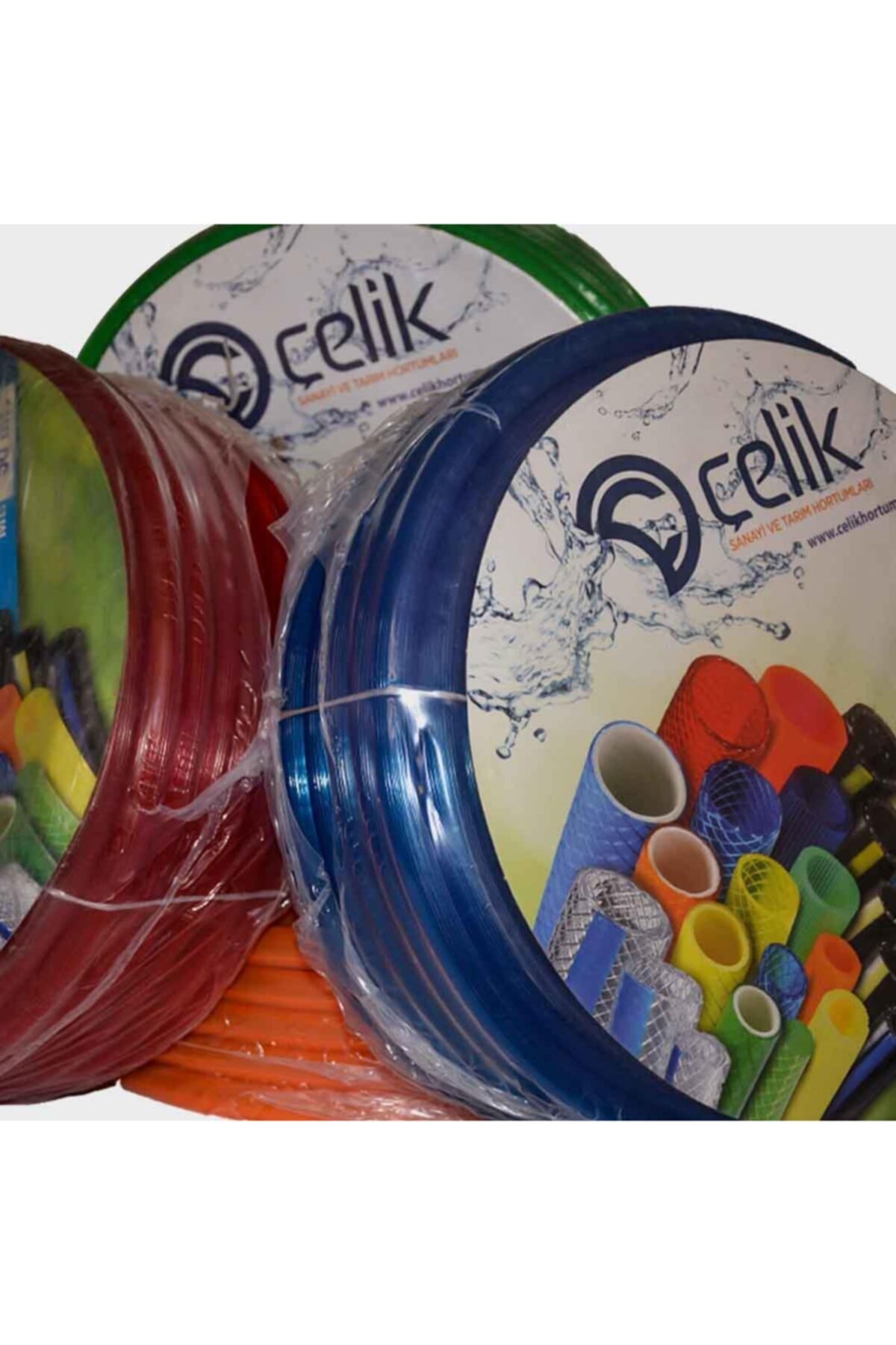 Çelik Naturel Sılıkonlu Su Hortumu 3/4 100 Metre